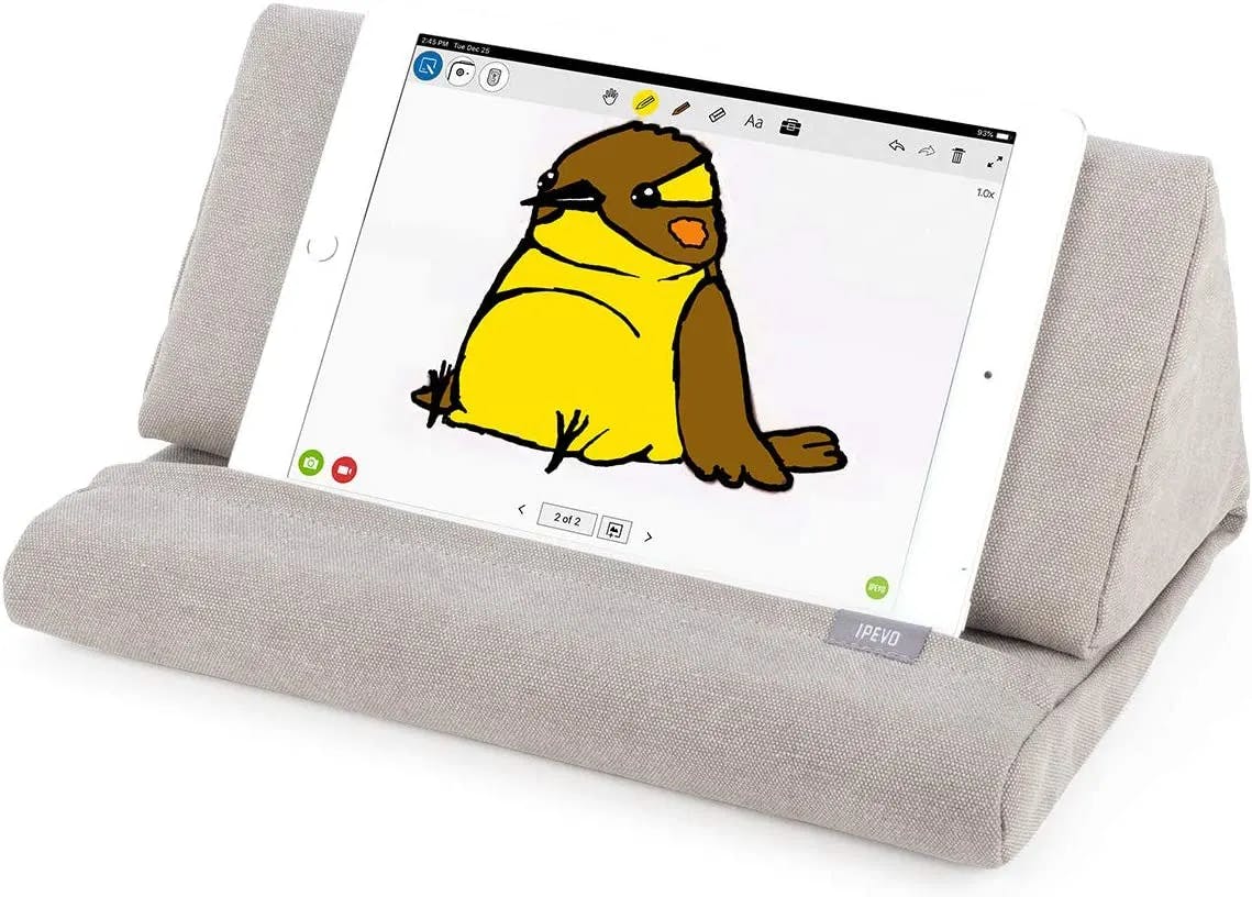Almohada de apoyo para iPad