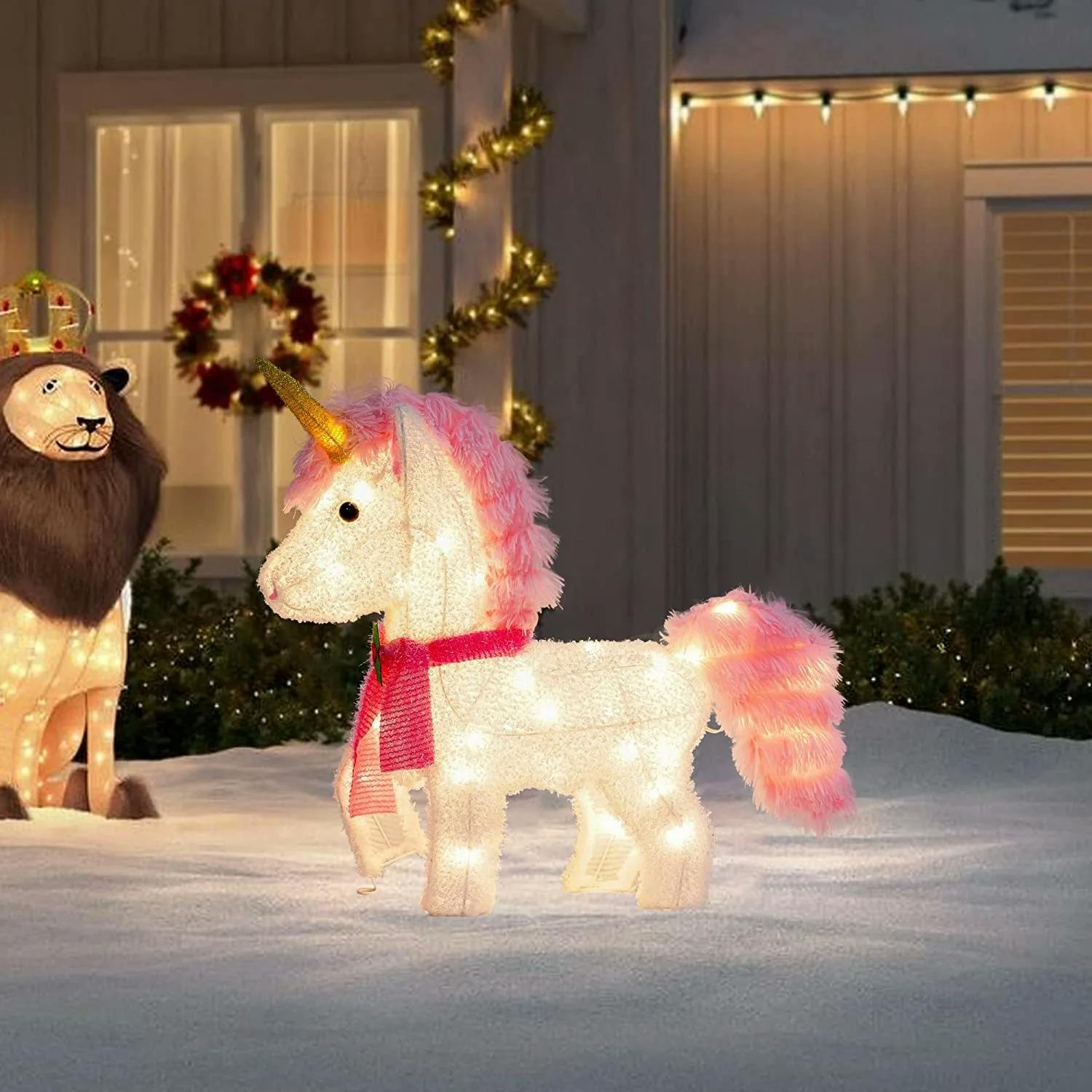 Decoraciones de Navidad de unicornio
