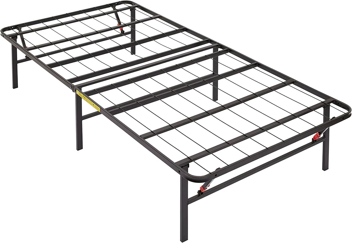 Amazon Basics - Marco de cama plegable de metal