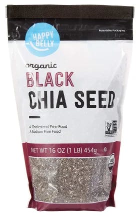 Happy Belly Semillas de chía negra orgánica, 1 libra product