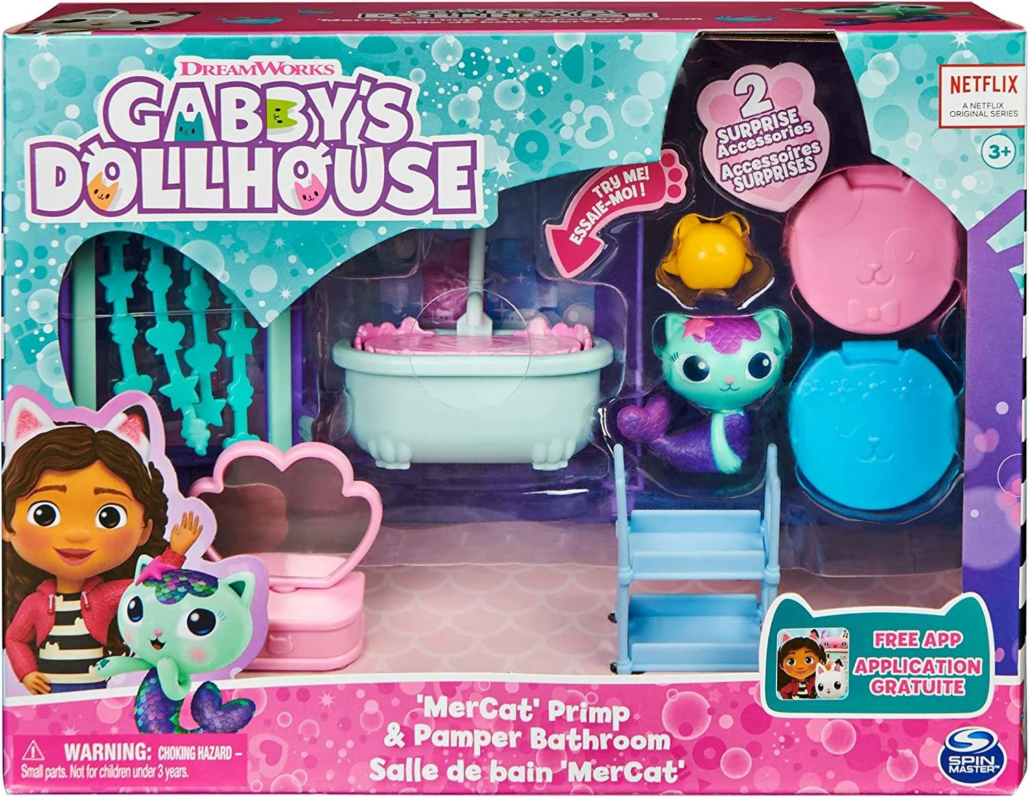 Gabby's Dollhouse, Primp and Pamper Bathroom
