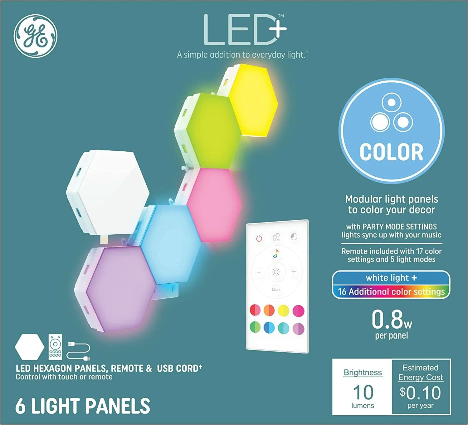 GE Lighting LED Color Changing Tile Panels
