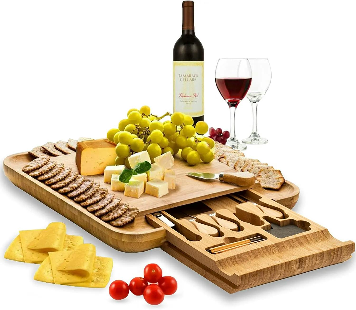  Premium Cheese Board and Knife Set 