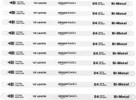 Amazon Basics Paquete de 10 cuchillas de sierra bimetálicas product