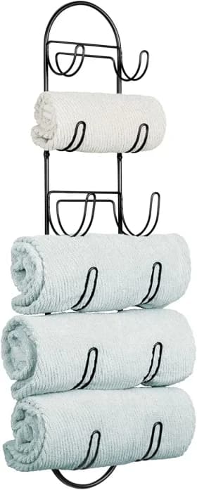 Toallero para montaje en pared con 6 compartimentos product