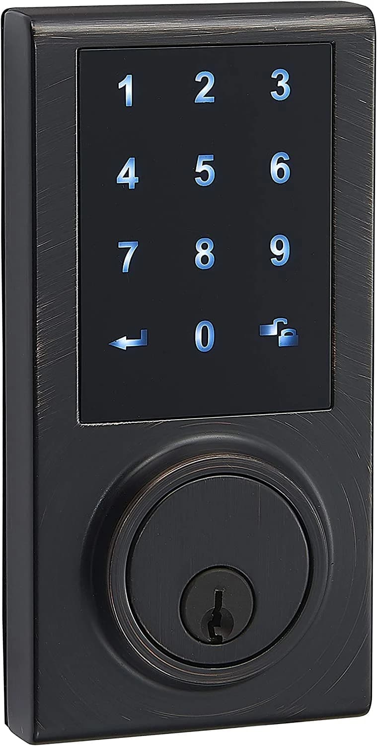 Amazon Basics Cerradura electrónica de pantalla táctil