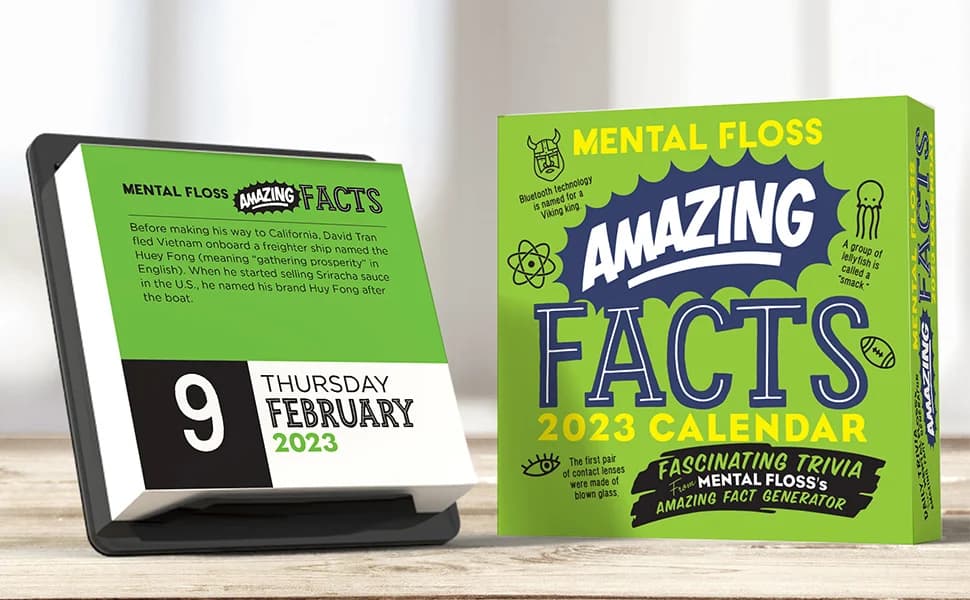 Amazing Facts from Mental Floss 2023 Day-to-Day Calendar